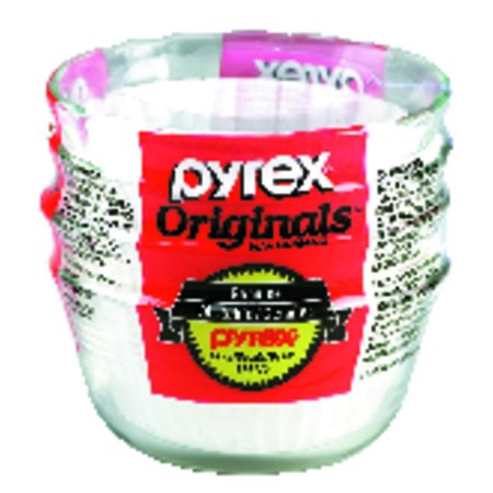 PYREX 4 in. W X 4 in. L Custard Cups Clear , 4PK 6001142